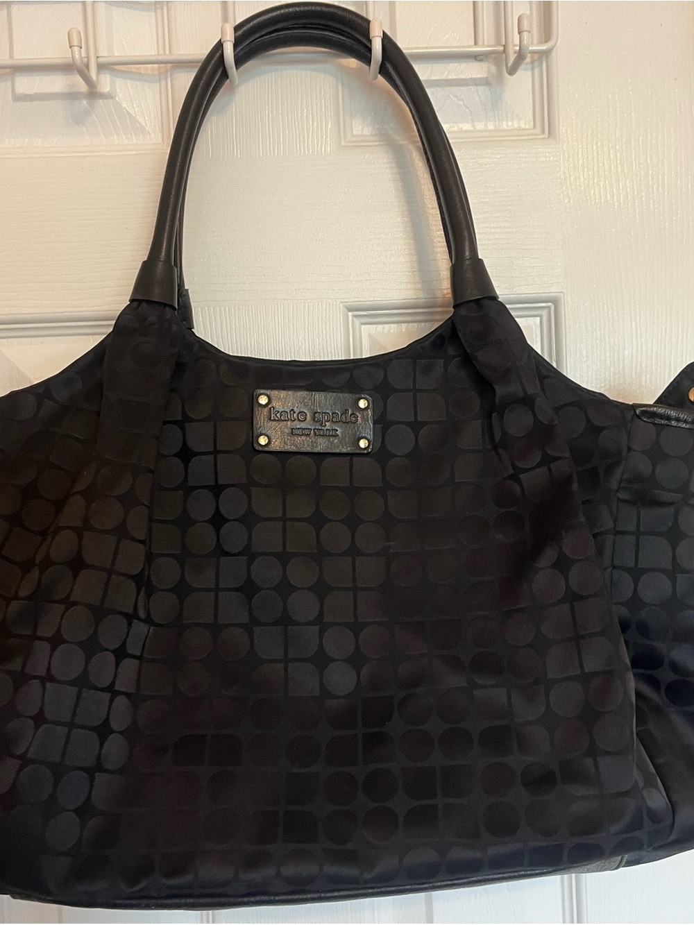 kate spade New York Black Diaper Bag